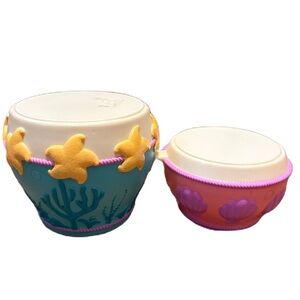 Disney Store Little Mermaid Bongos Under the Sea Musical Instrument Drum